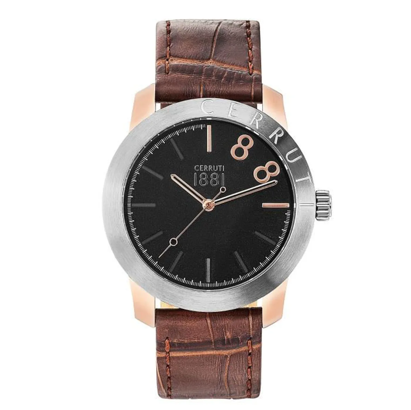 Fashion montre cerruti homme acier