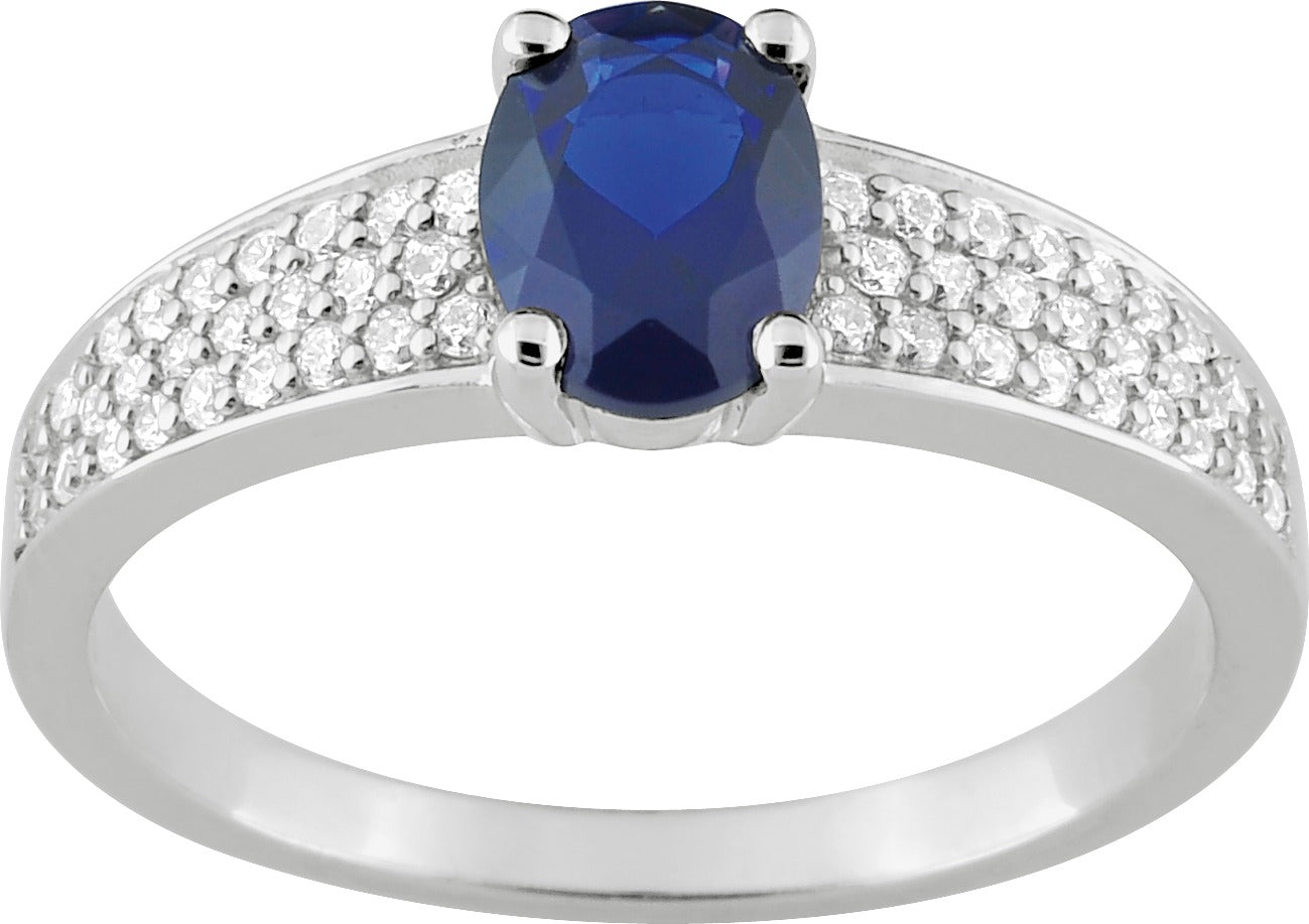 Bague Argent Spinelle Bleu - Marcel Robbez Masson ARA113XSZ