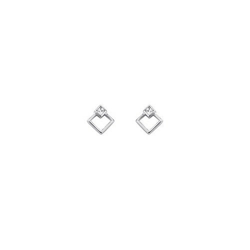 Boucles d'Oreilles Puce Argent Valse - Bijoux GL